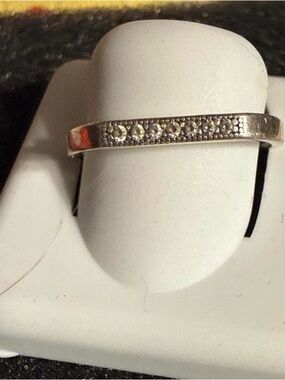 Sterling Silver Pavé Band Ring in Silver Pandora